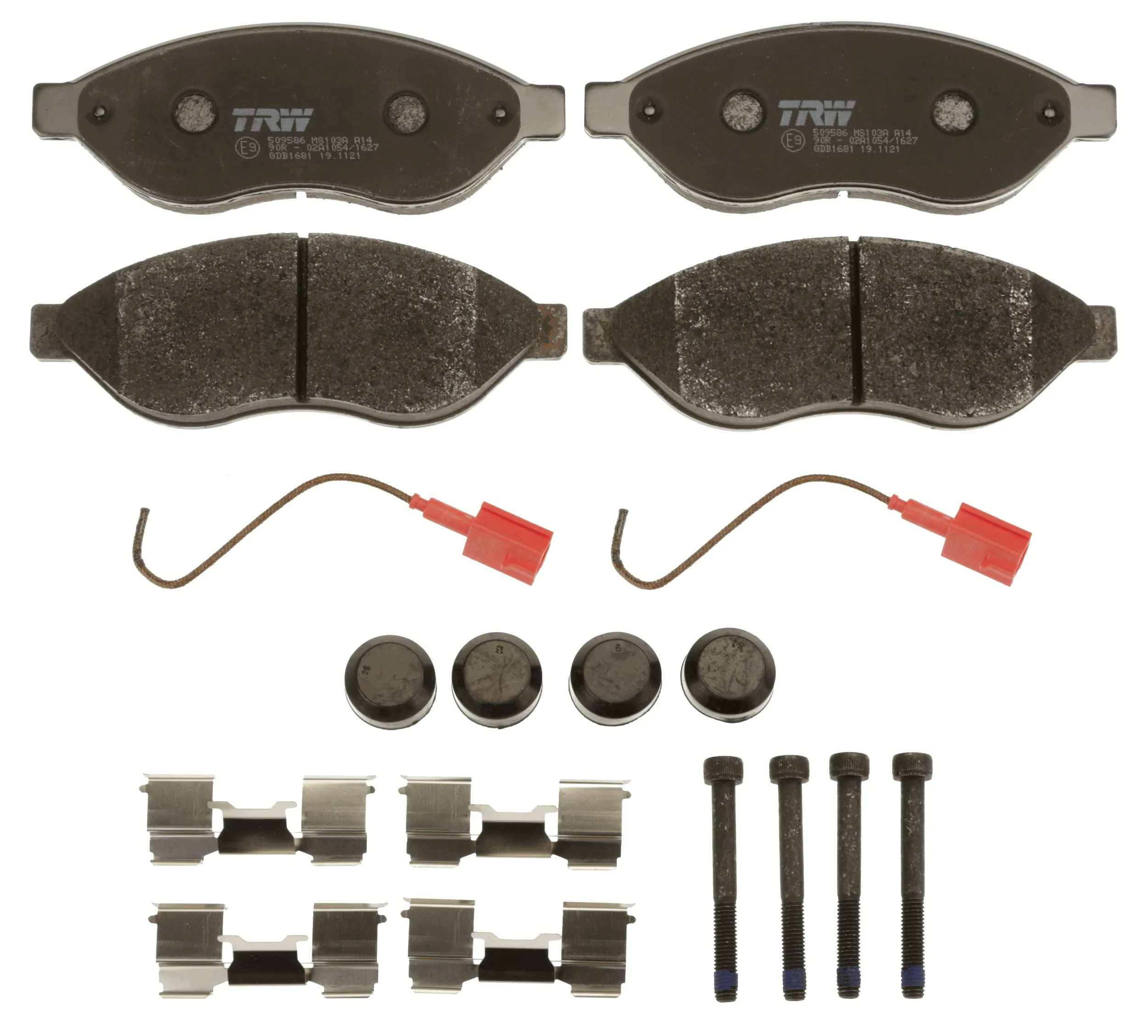 Brake Pad Set, disc brake COTEC GDB1681