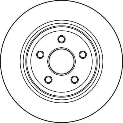 Brake Disc TRW SINGLE DF4979S