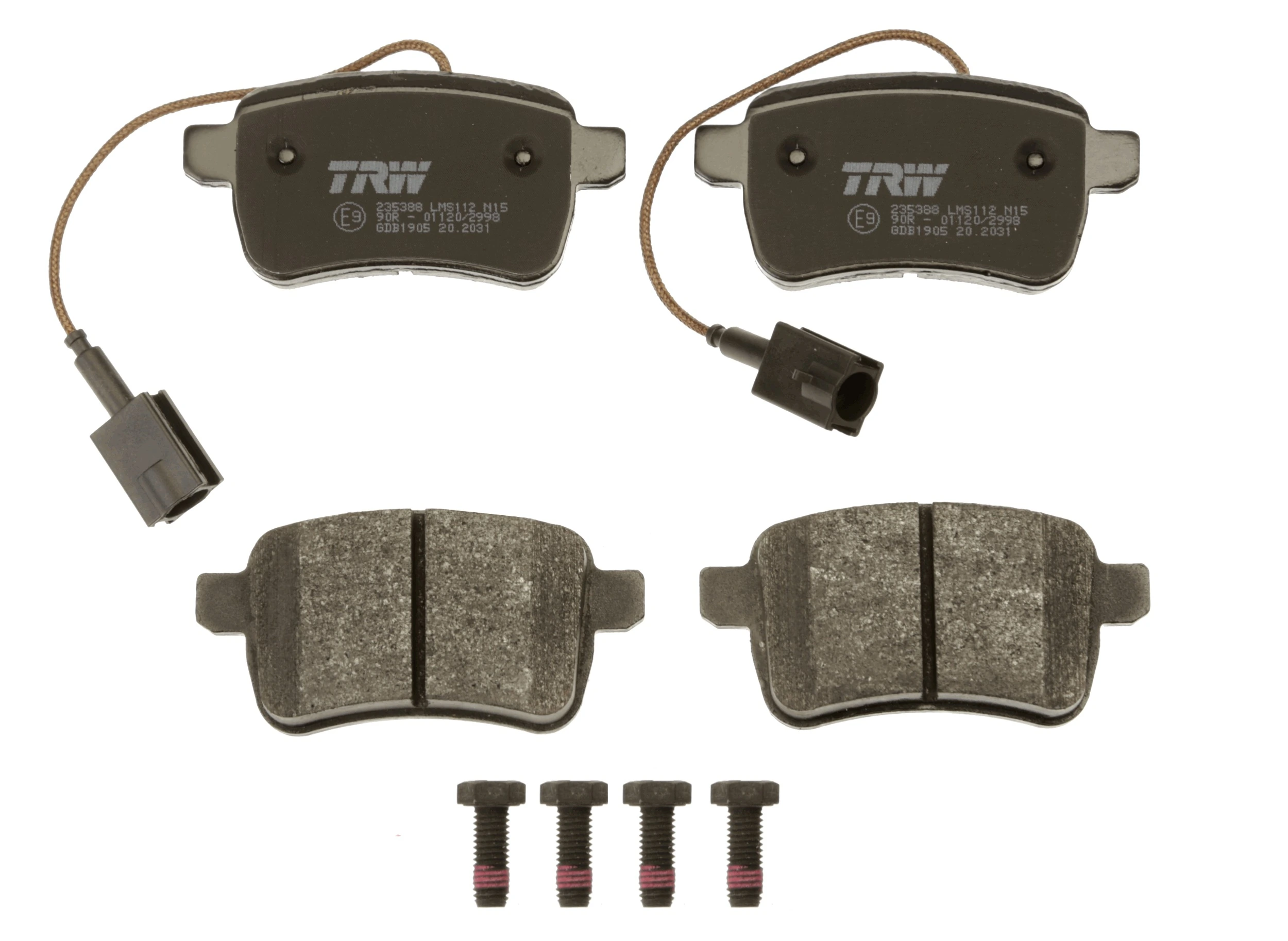 Brake Pad Set, disc brake COTEC GDB1905