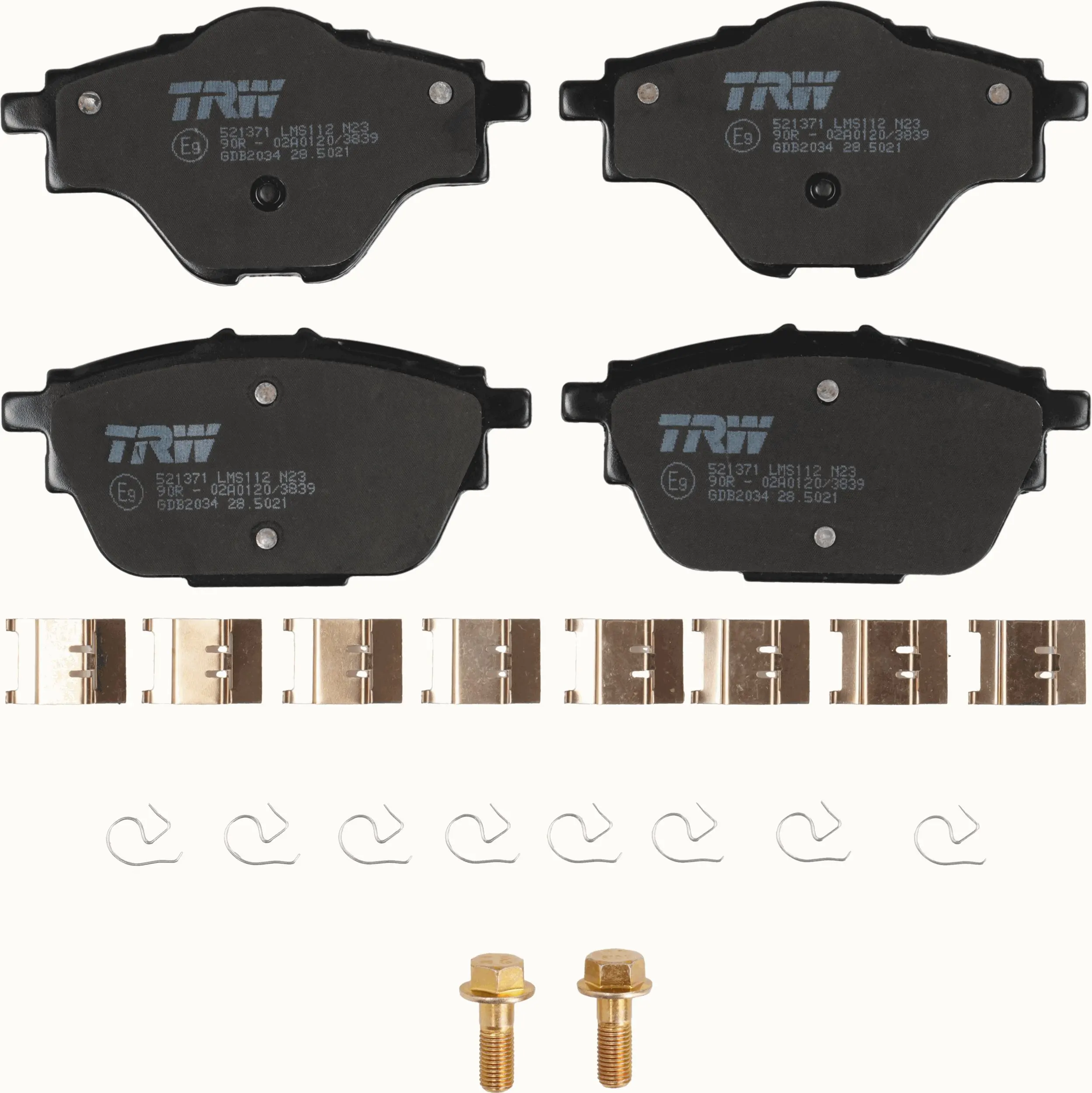 Brake Pad Set, disc brake COTEC GDB2034