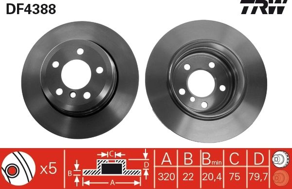 Brake Disc DF4388