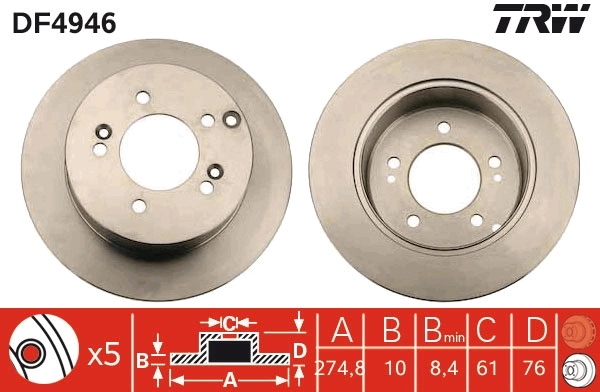 Brake Disc DF4946