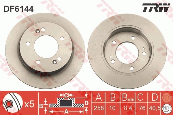 Brake Disc DF6144