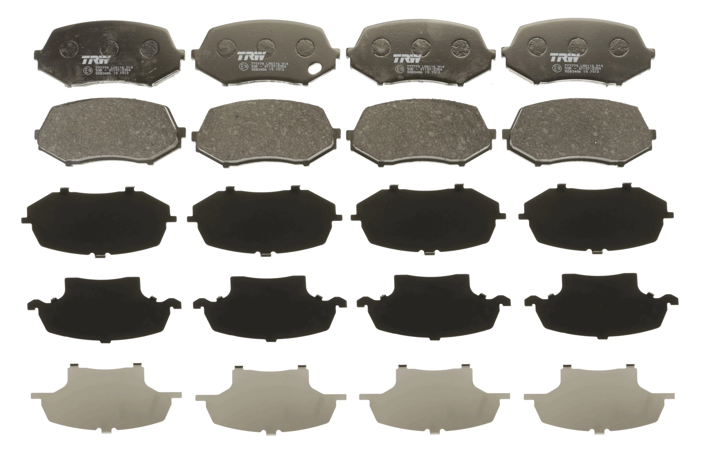 Brake Pad Set, disc brake GDB3486