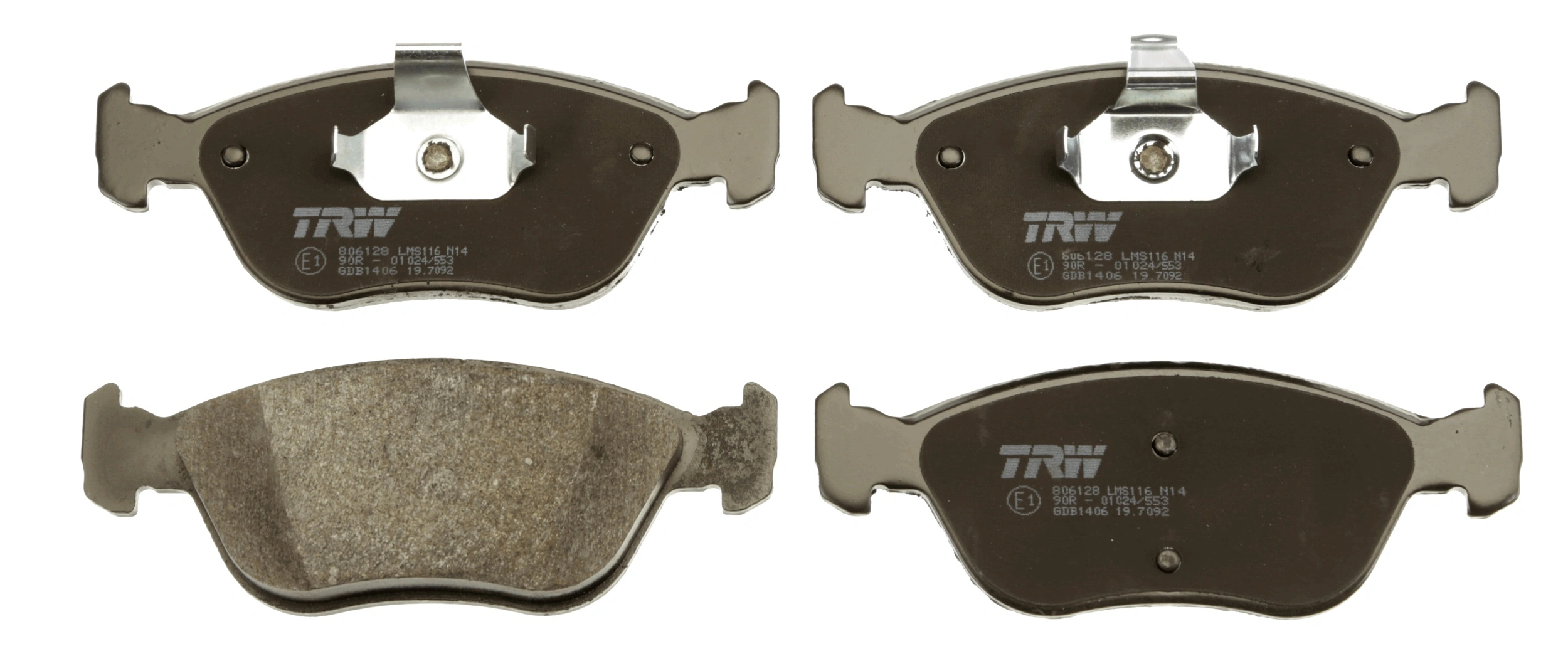 Brake Pad Set, disc brake GDB1406