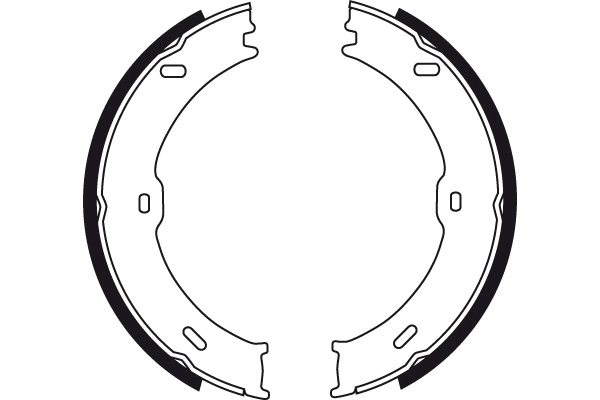 TRW GS8758 Brake Shoe Set, parking brake