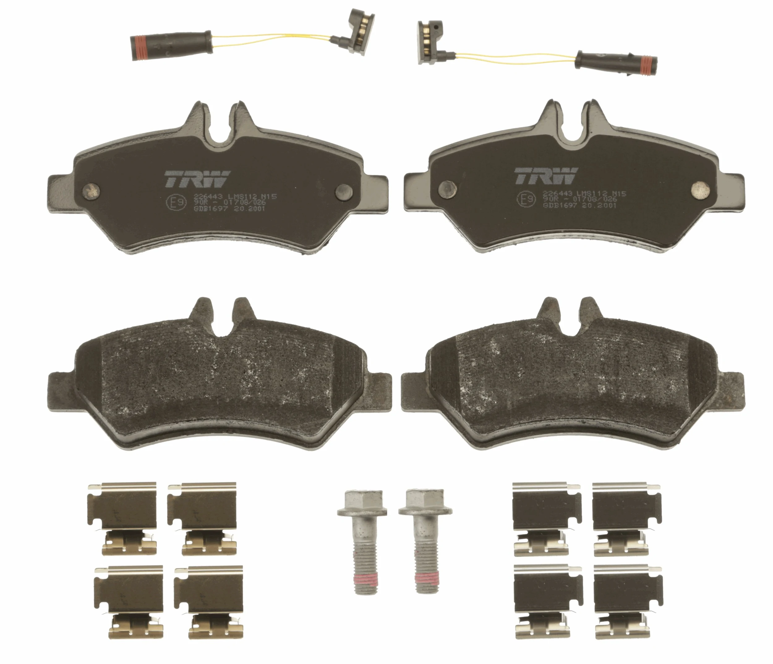 Brake Pad Set, disc brake COTEC GDB1697