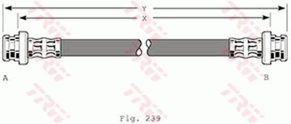 TRW PHA360 Brake Hose