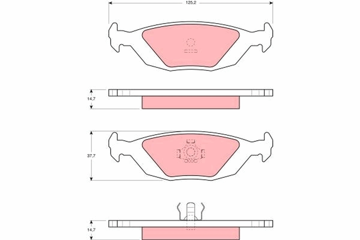 Brake Pad Set, disc brake GDB392