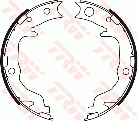 Brake Shoe Set, parking brake GS8783