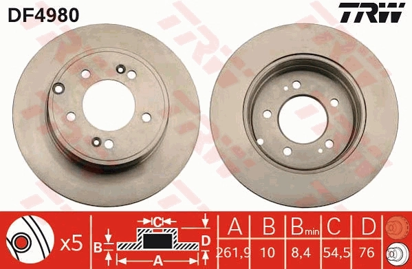 Brake Disc DF4980