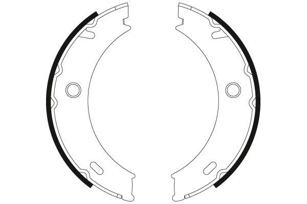 Brake Shoe Set, parking brake GS8466