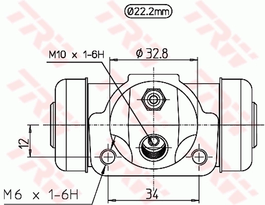 TRW BWH296 Wheel Brake Cylinder