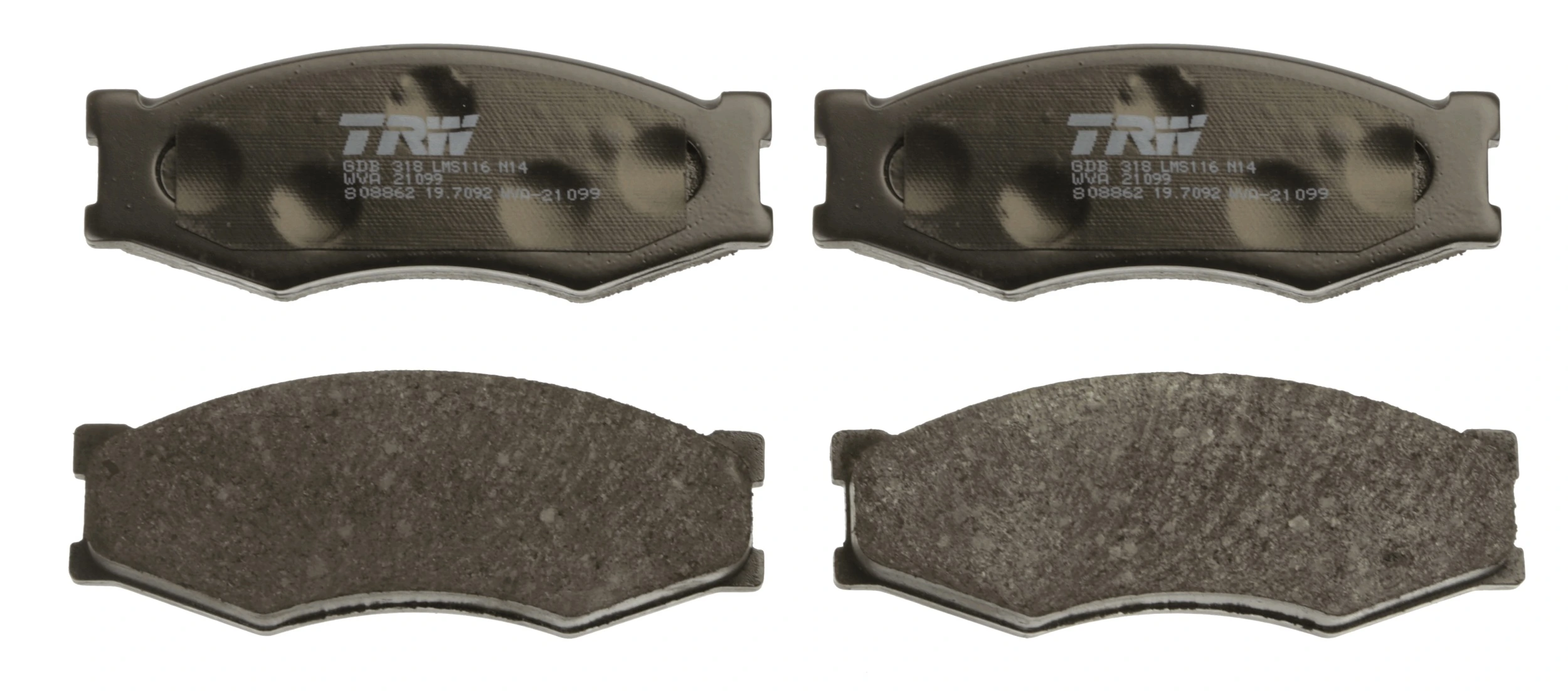 Brake Pad Set, disc brake GDB318
