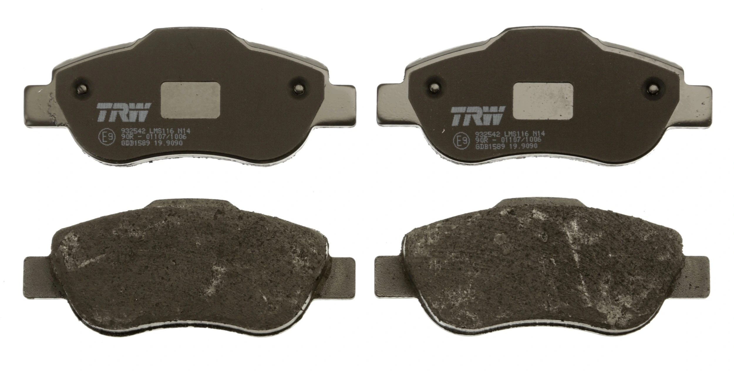 Brake Pad Set, disc brake COTEC GDB1589