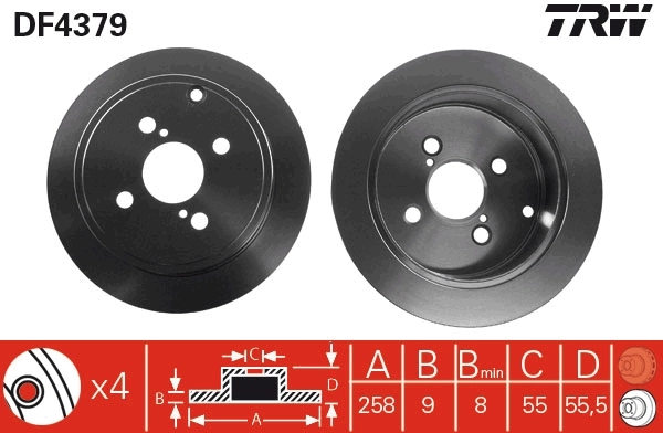 Brake Disc DF4379