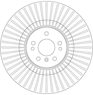 Brake Disc TRW SINGLE DF6456S
