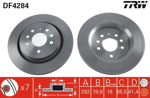 Brake Disc DF4284