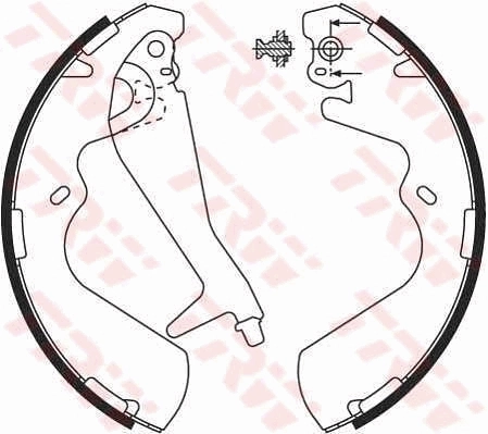 Brake Shoe Set GS8696