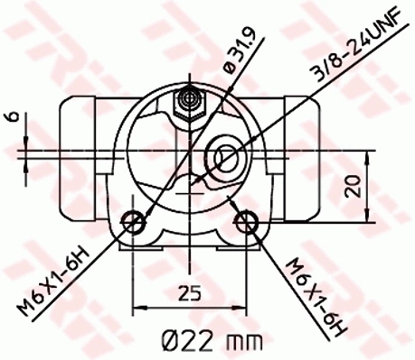 TRW BWH152 Wheel Brake Cylinder