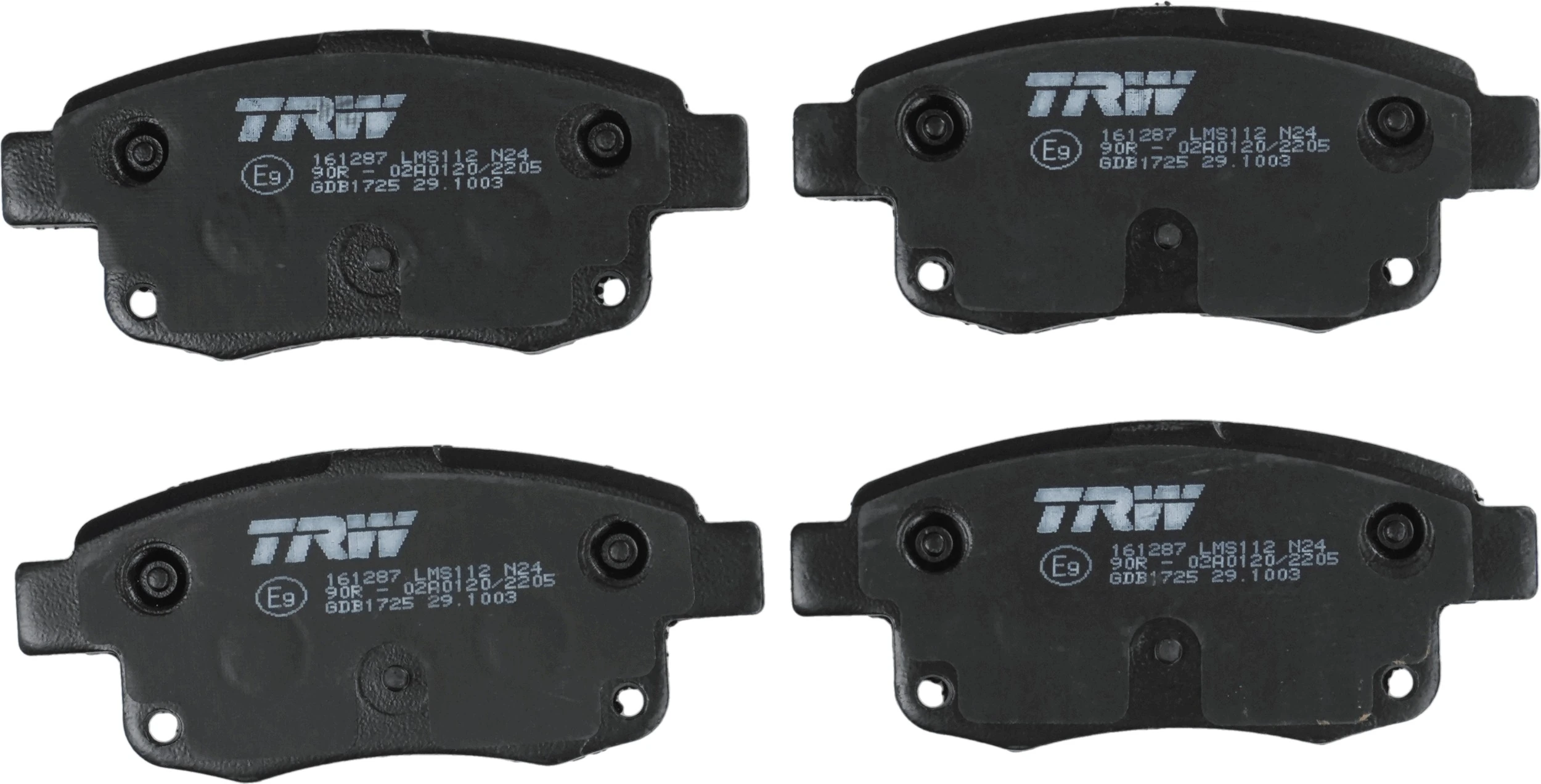 Brake Pad Set, disc brake COTEC GDB1725
