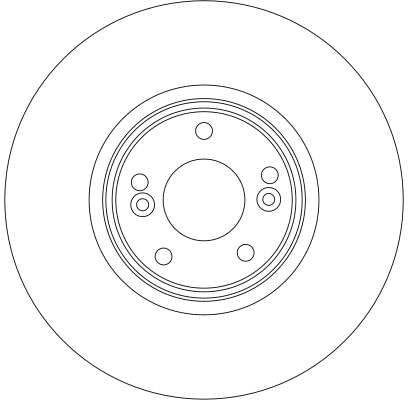 Brake Disc TRW SINGLE DF4260S