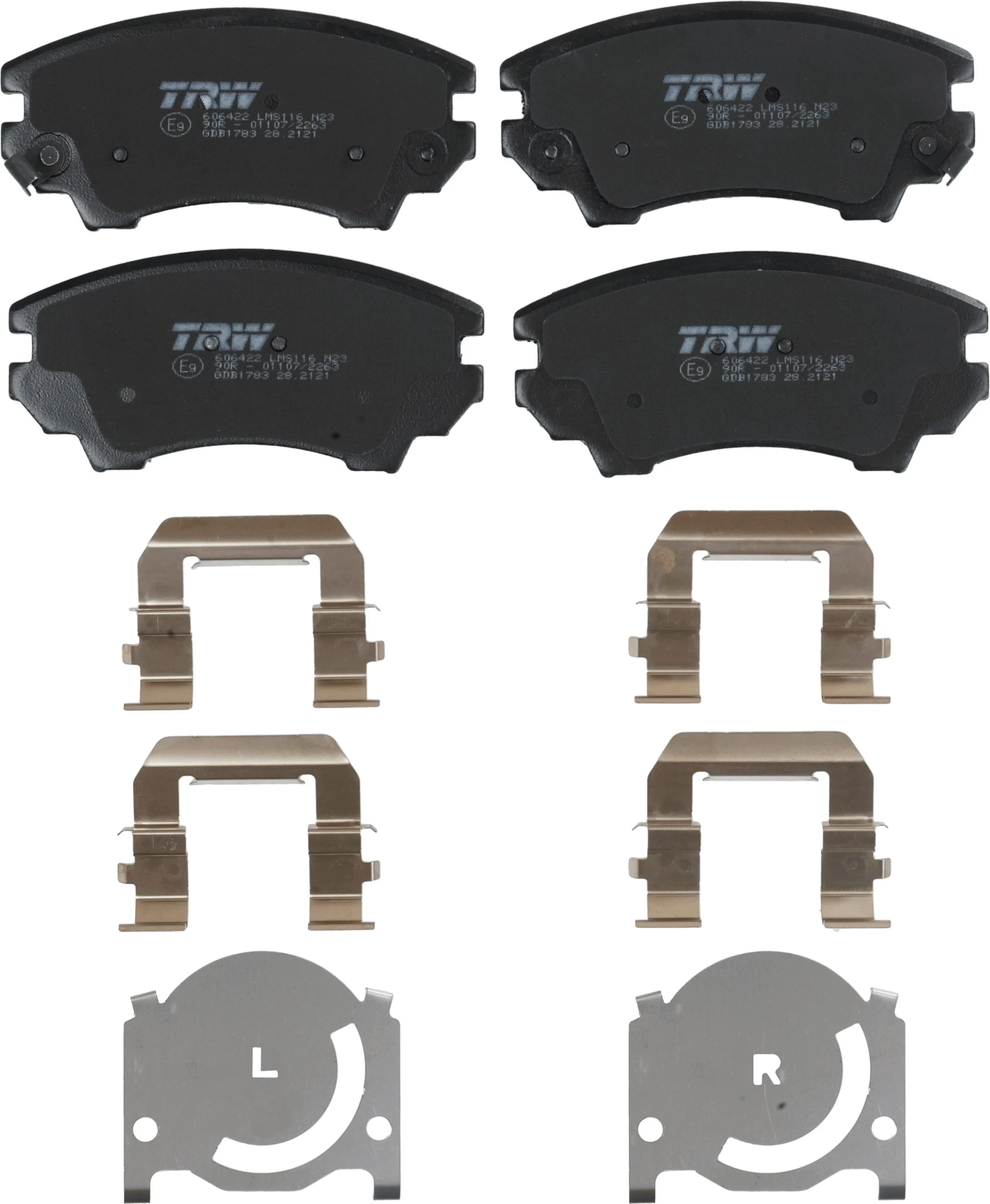 Brake Pad Set, disc brake COTEC GDB1783