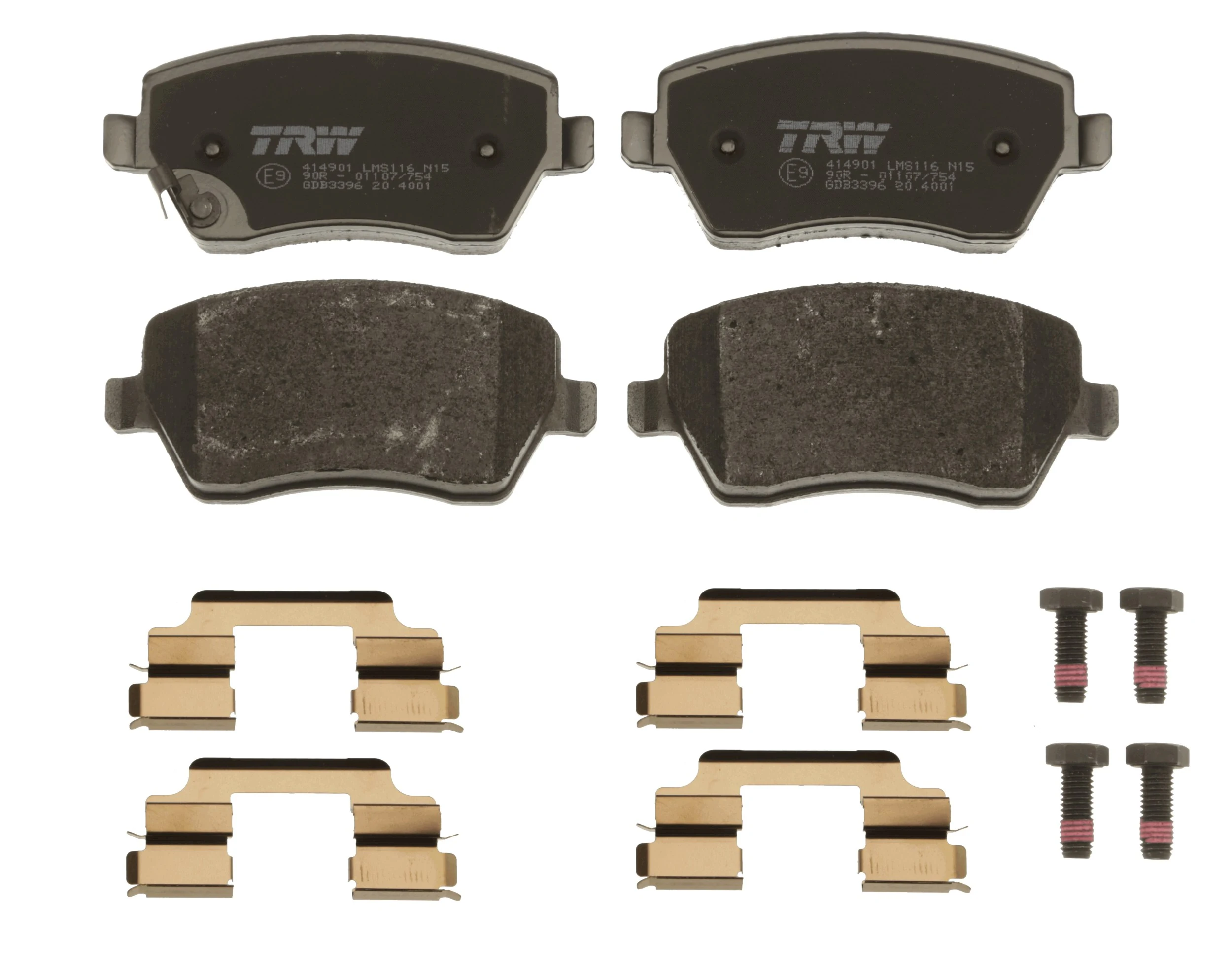 Brake Pad Set, disc brake COTEC GDB3396