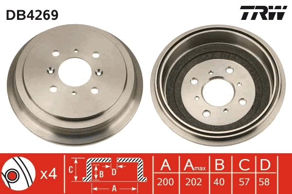 Brake Drum DB4269
