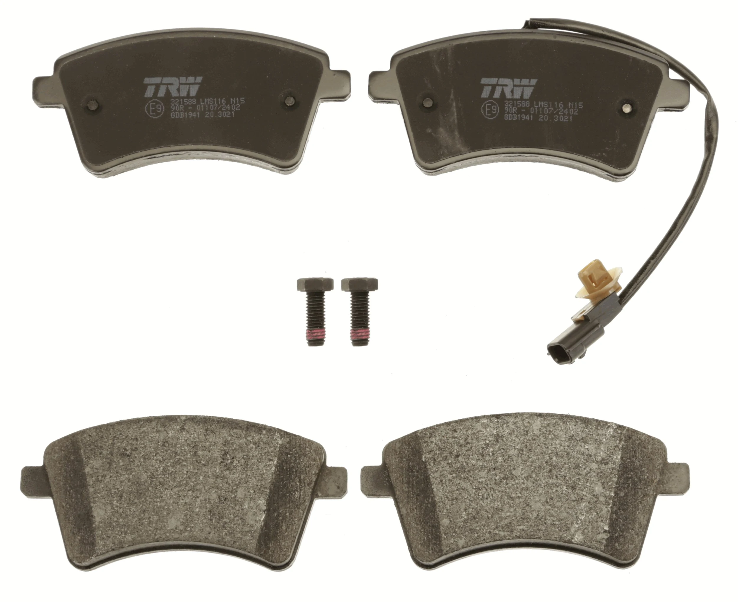 Brake Pad Set, disc brake COTEC GDB1941