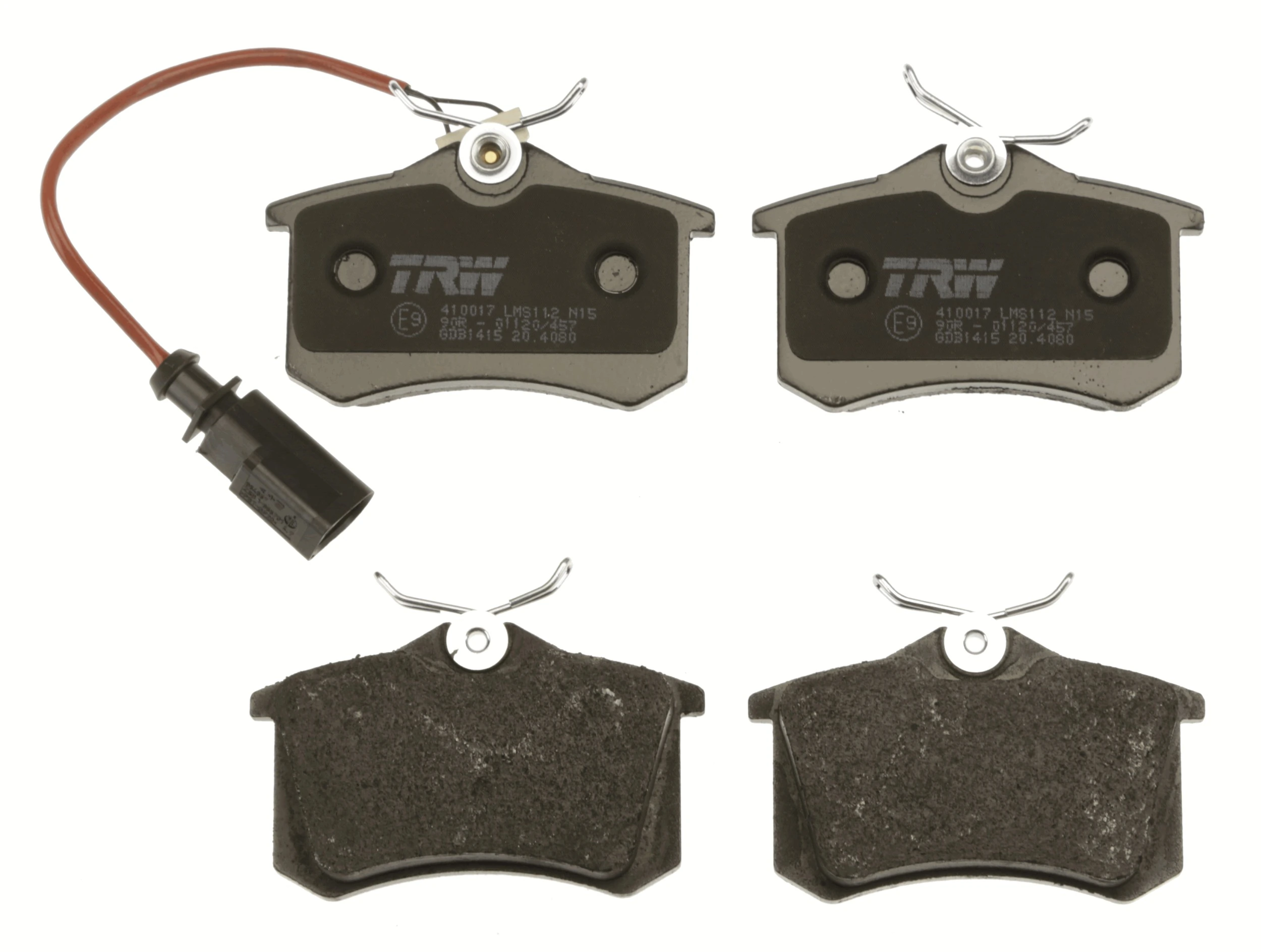 Brake Pad Set, disc brake COTEC GDB1415
