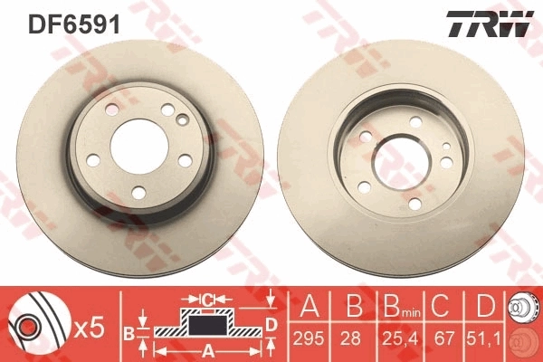 Brake Disc DF6591