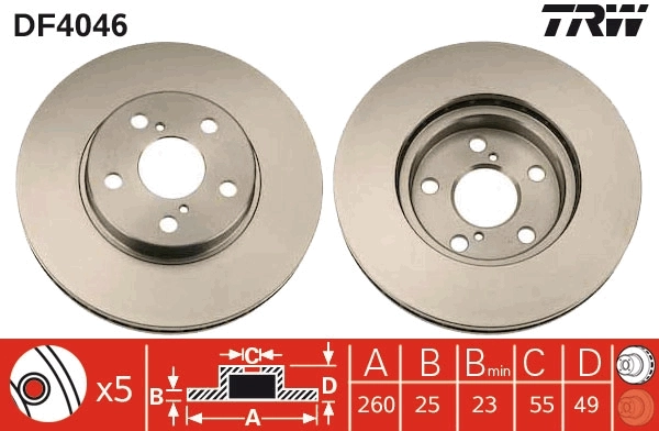 Brake Disc DF4046