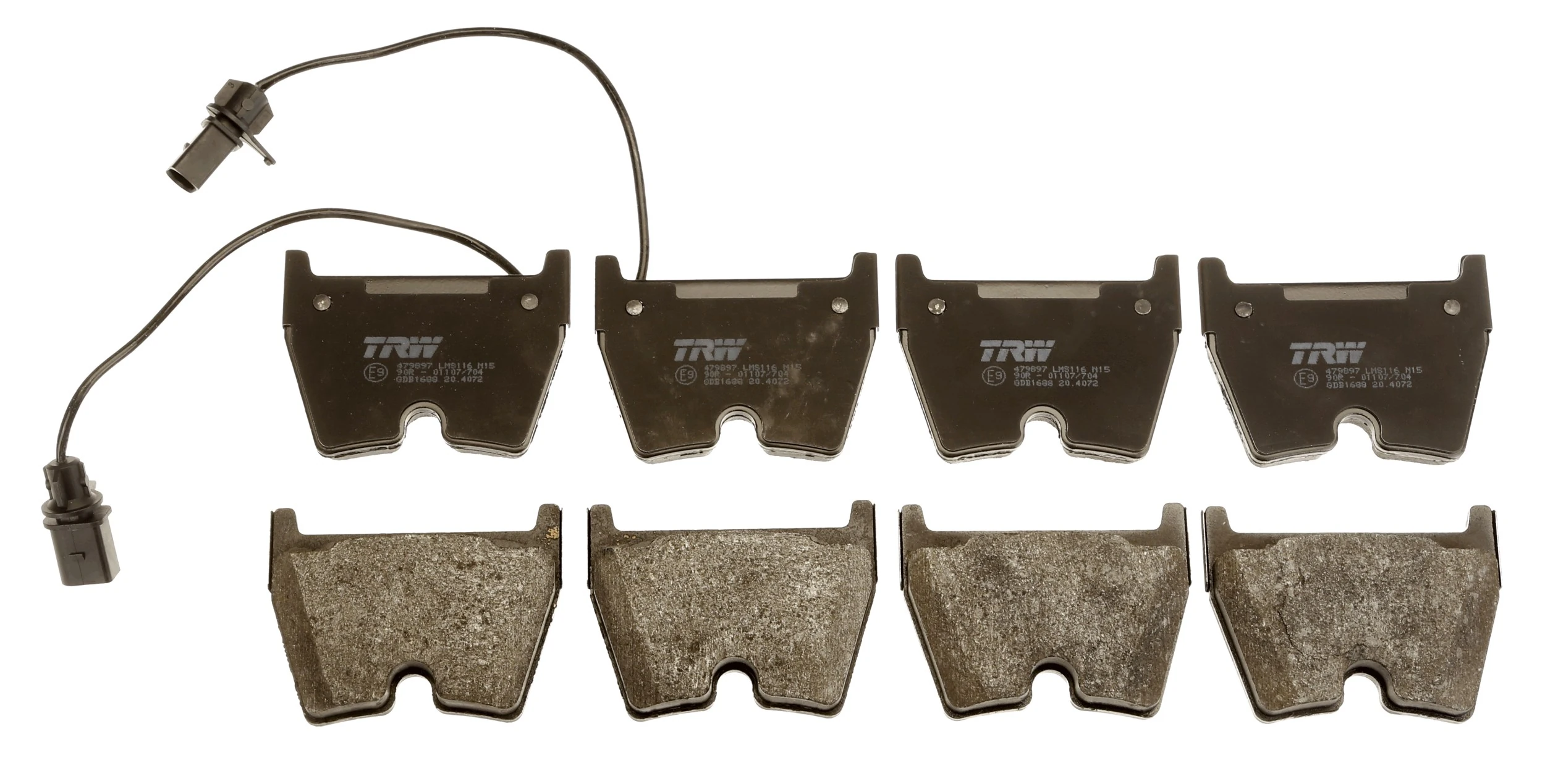 Brake Pad Set, disc brake COTEC GDB1688