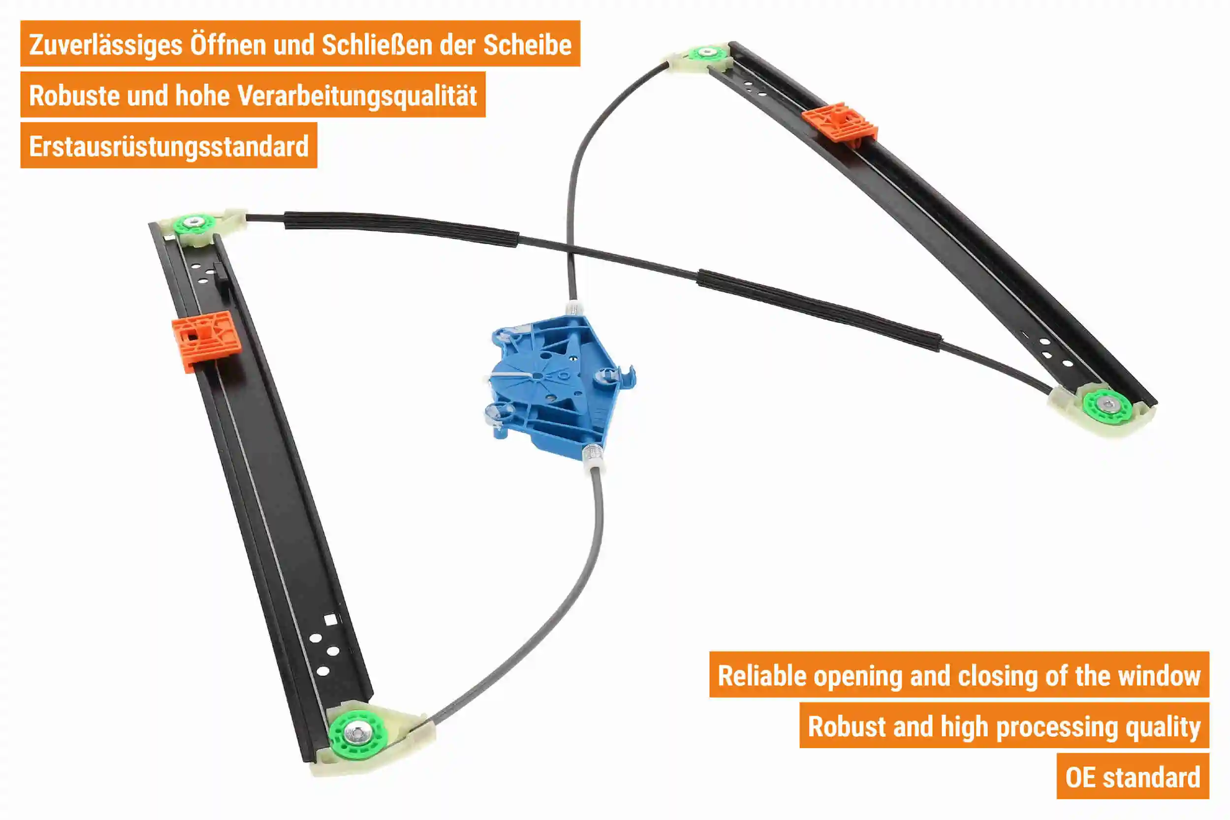 Window Regulator Original VAICO Quality V10-9799