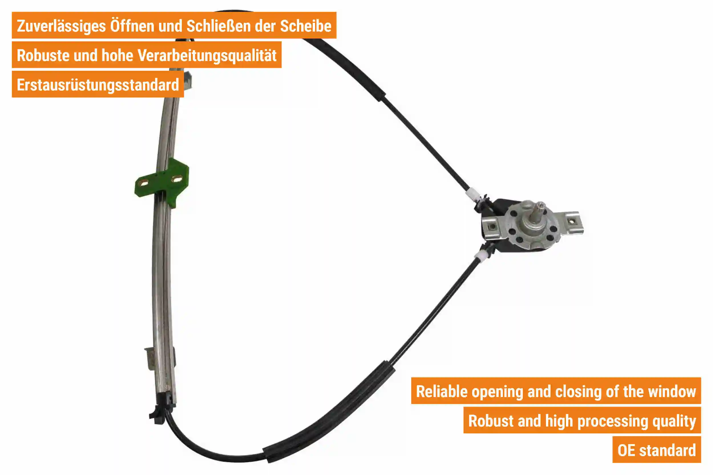 Window Regulator Original VAICO Quality V10-0032