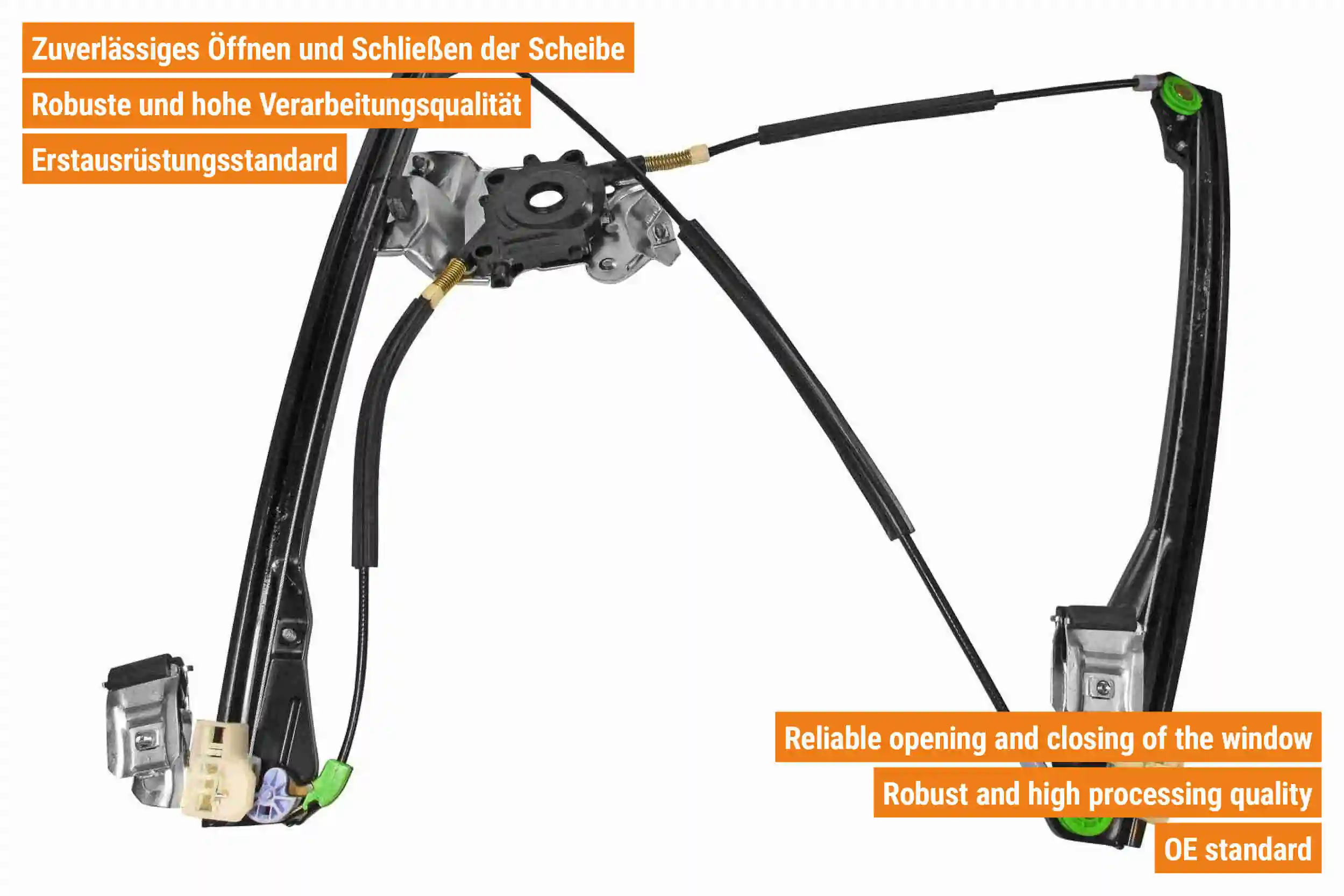 Window Regulator Original VAICO Quality V10-6312