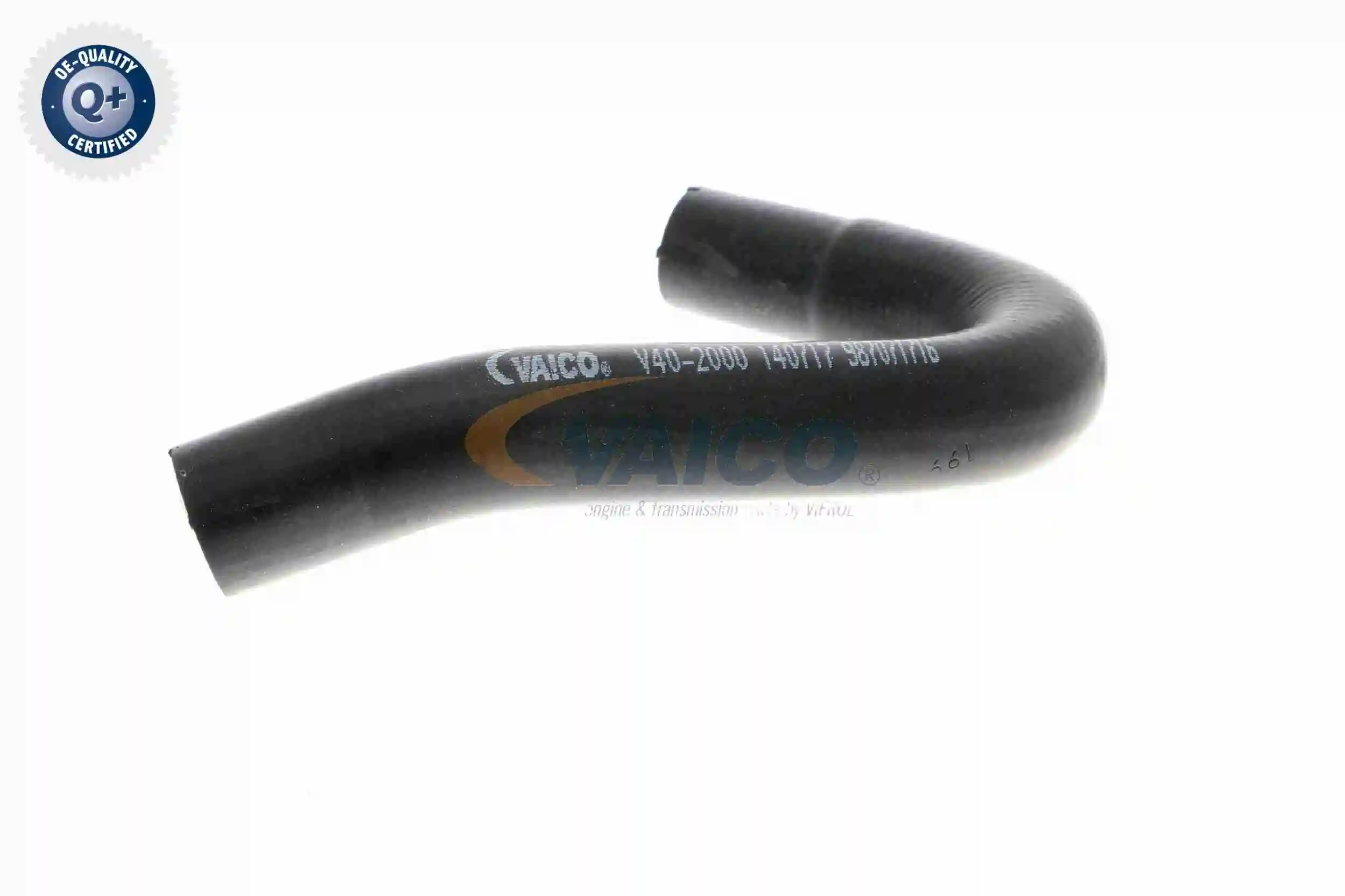 Radiator Hose Q+, original equipment manufacturer quality V40-2000