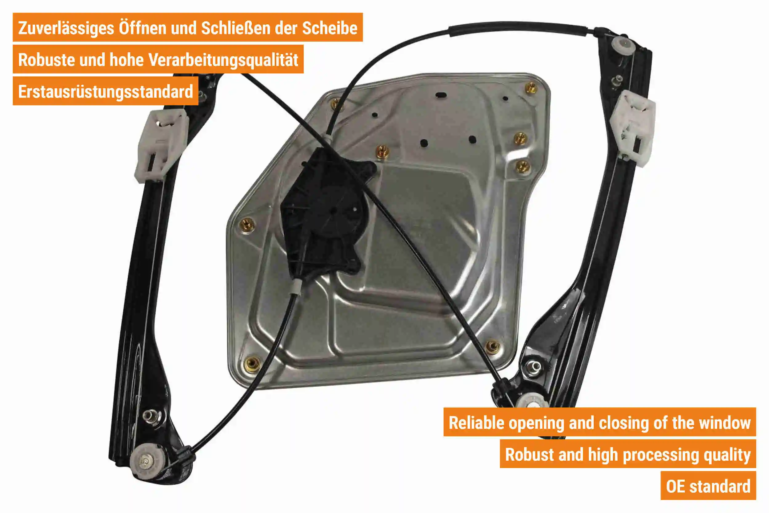 Window Regulator Original VAICO Quality V10-2495