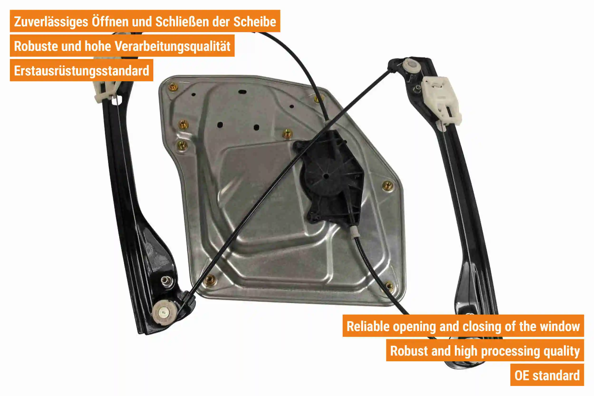 Window Regulator Original VAICO Quality V10-2496