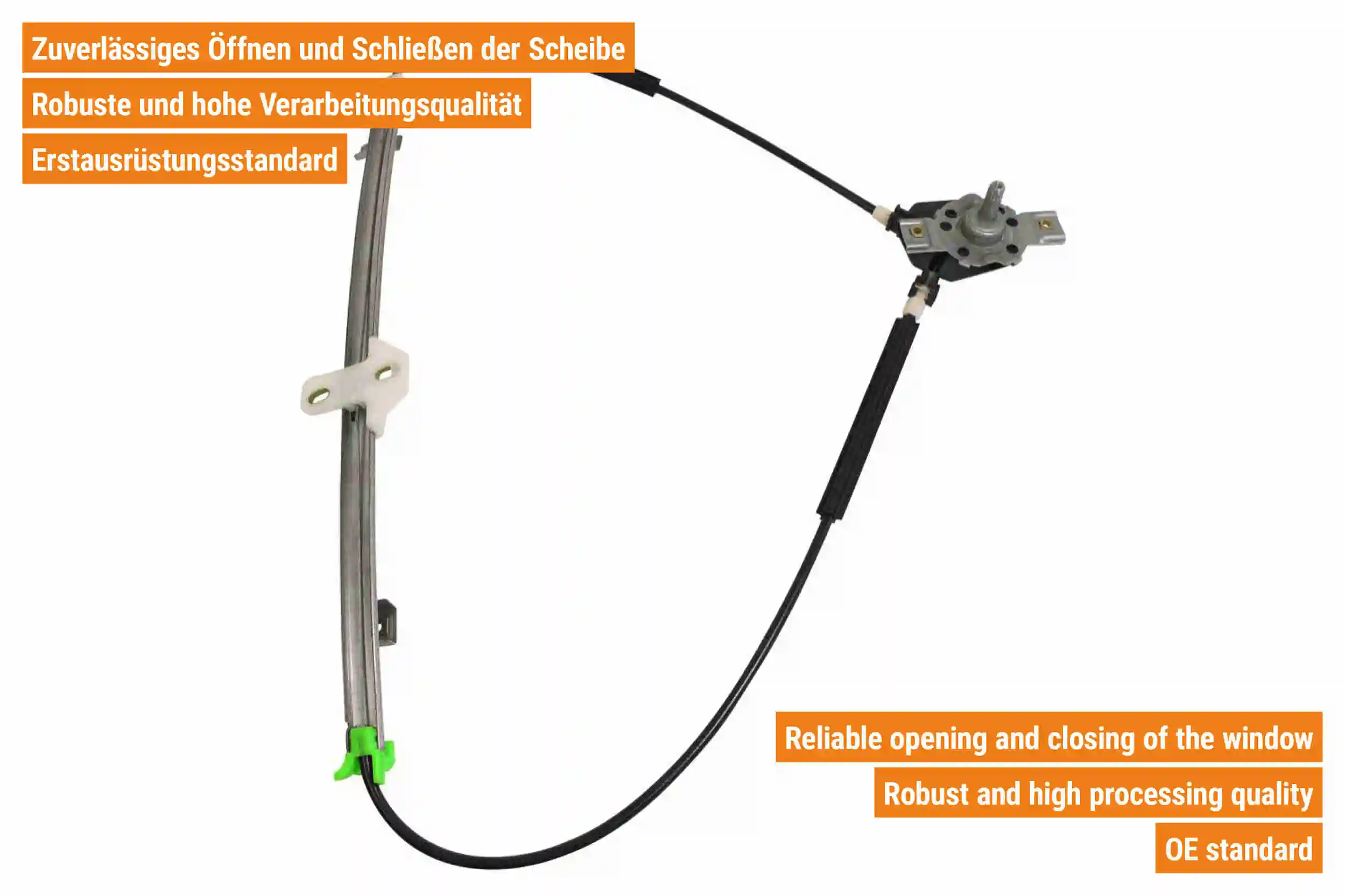 Window Regulator Original VAICO Quality V10-0031