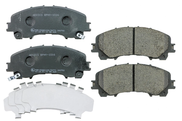 Brake Pad Set, disc brake Premium ADVICS by AISIN BPHY-1016