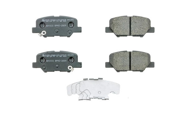 Brake Pad Set, disc brake Premium ADVICS by AISIN BPMZ-2009