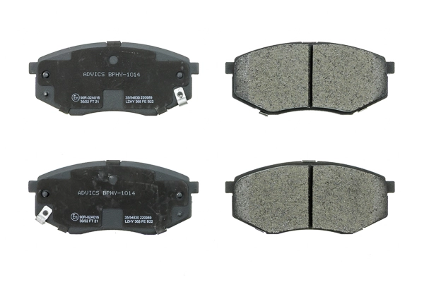 Brake Pad Set, disc brake Premium ADVICS by AISIN BPHY-1014