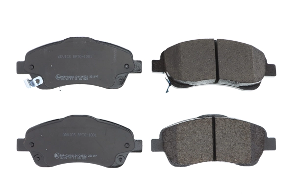Brake Pad Set, disc brake Premium ADVICS by AISIN BPTO-1001