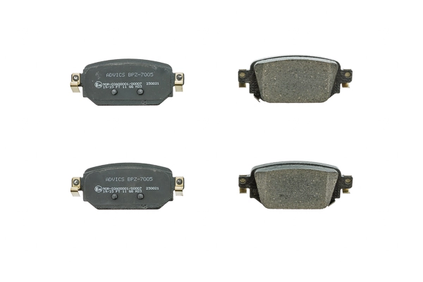 Brake Pad Set, disc brake BPZ-7005