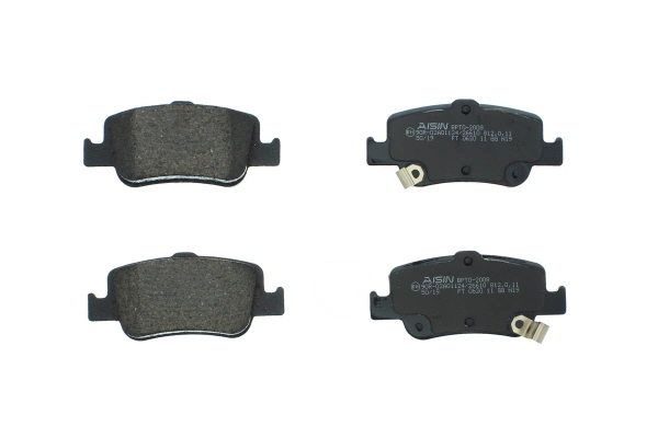 Brake Pad Set, disc brake Premium ADVICS by AISIN BPTO-2008