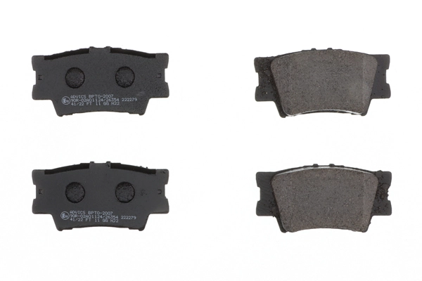 Brake Pad Set, disc brake Premium ADVICS by AISIN BPTO-2007