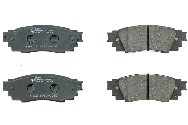 Brake Pad Set, disc brake Premium ADVICS by AISIN BPTO-2015