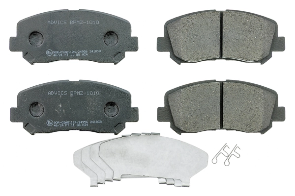 Brake Pad Set, disc brake Premium ADVICS by AISIN BPMZ-1010